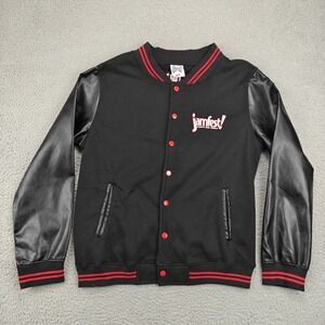 Vintage Jamfest Super Nationals Jacket Womens XL Black Cheer Dance Varsity